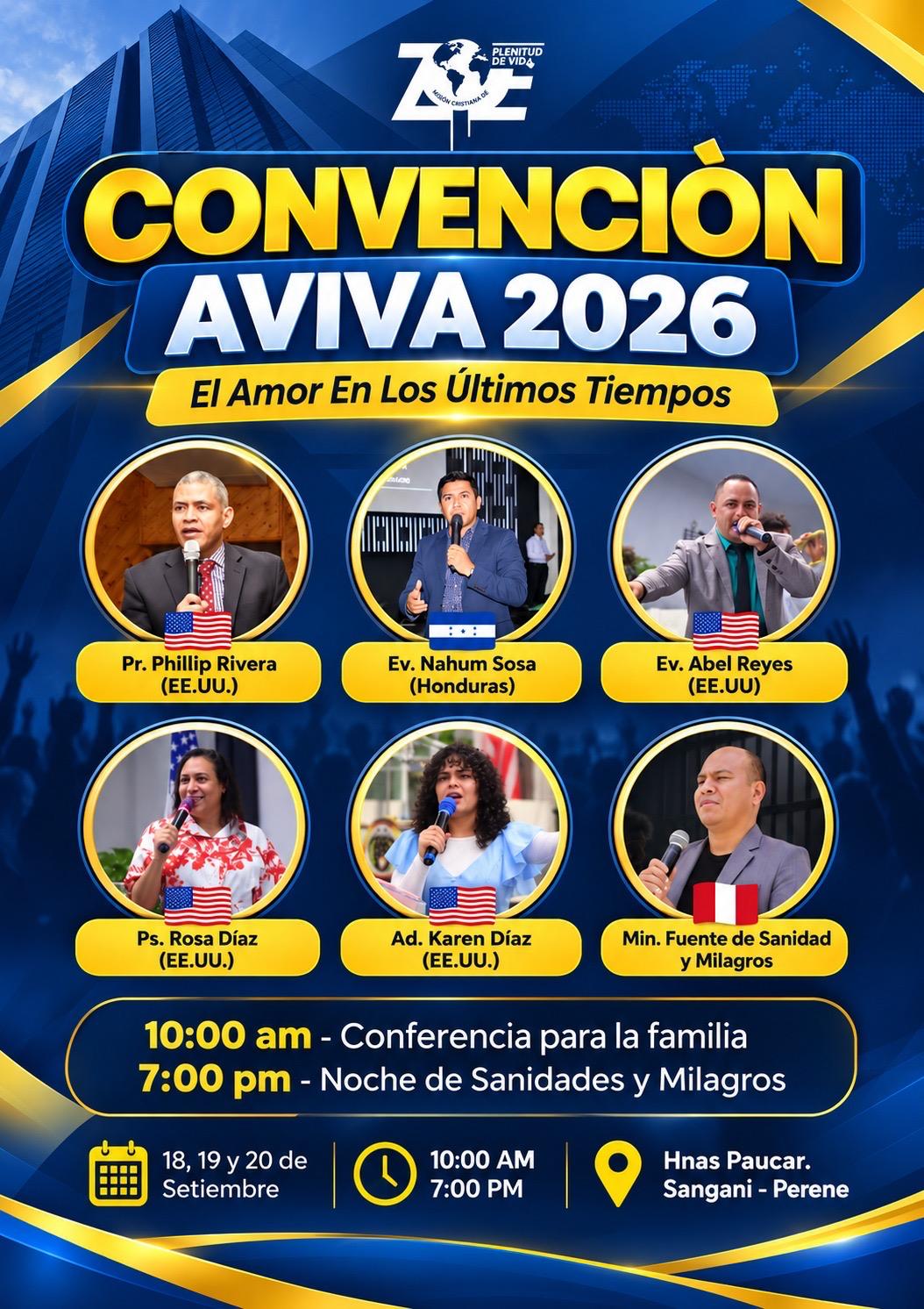 Volante de Evento Especial / Special Event Flyer